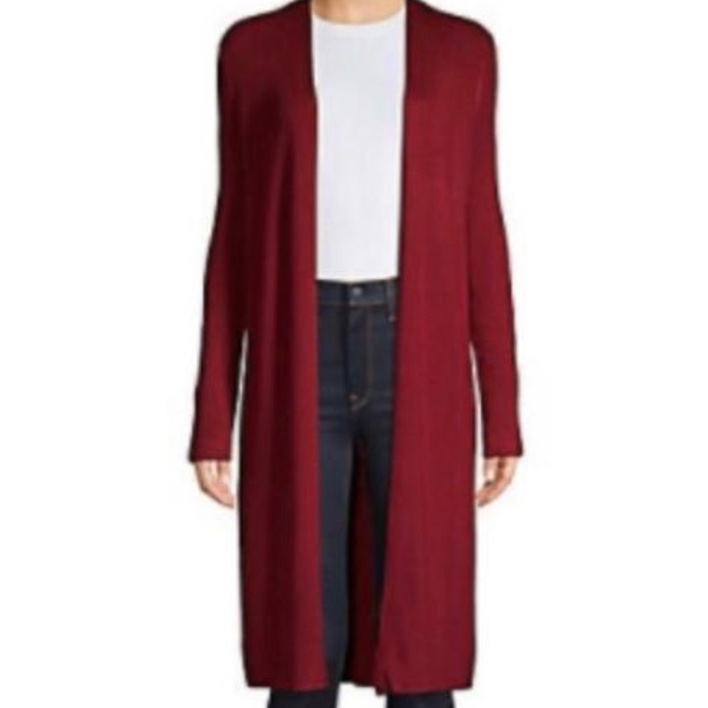NWT Jones New York Ribbed Duster Long Cardigan Sweater